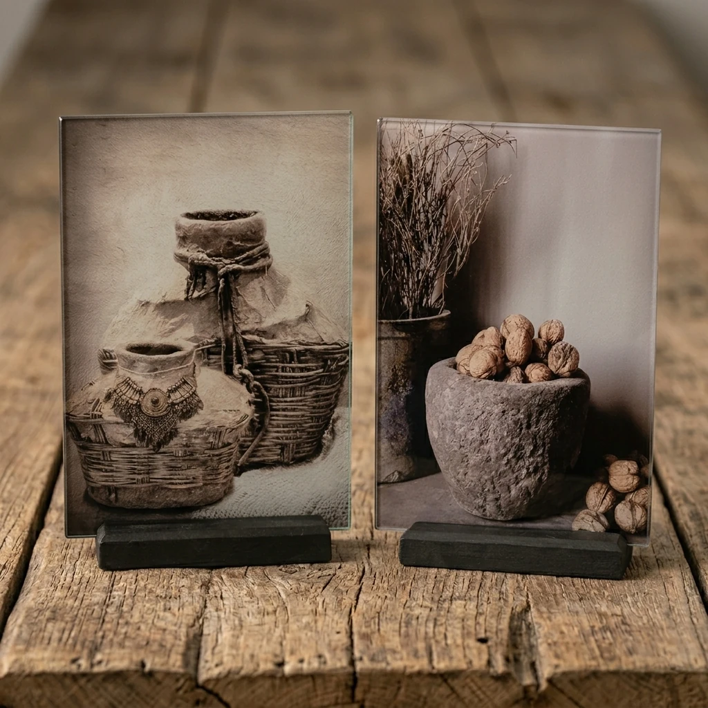 Schilderij op glas – Luxe glazen wanddecoratie