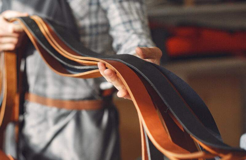 Type-leersoorten Roos Cadeaus - Klassieke lederen tassen - Leer soorten