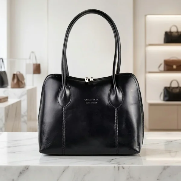 Roos Cadeaus - vera pelle tas Piombino - Zwart